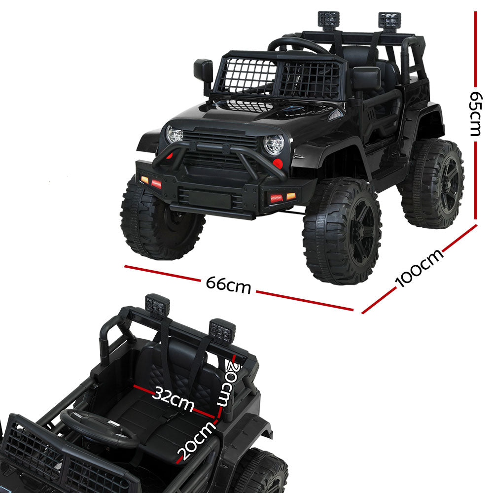 Electric Ride On Car Jeep-inspired - black