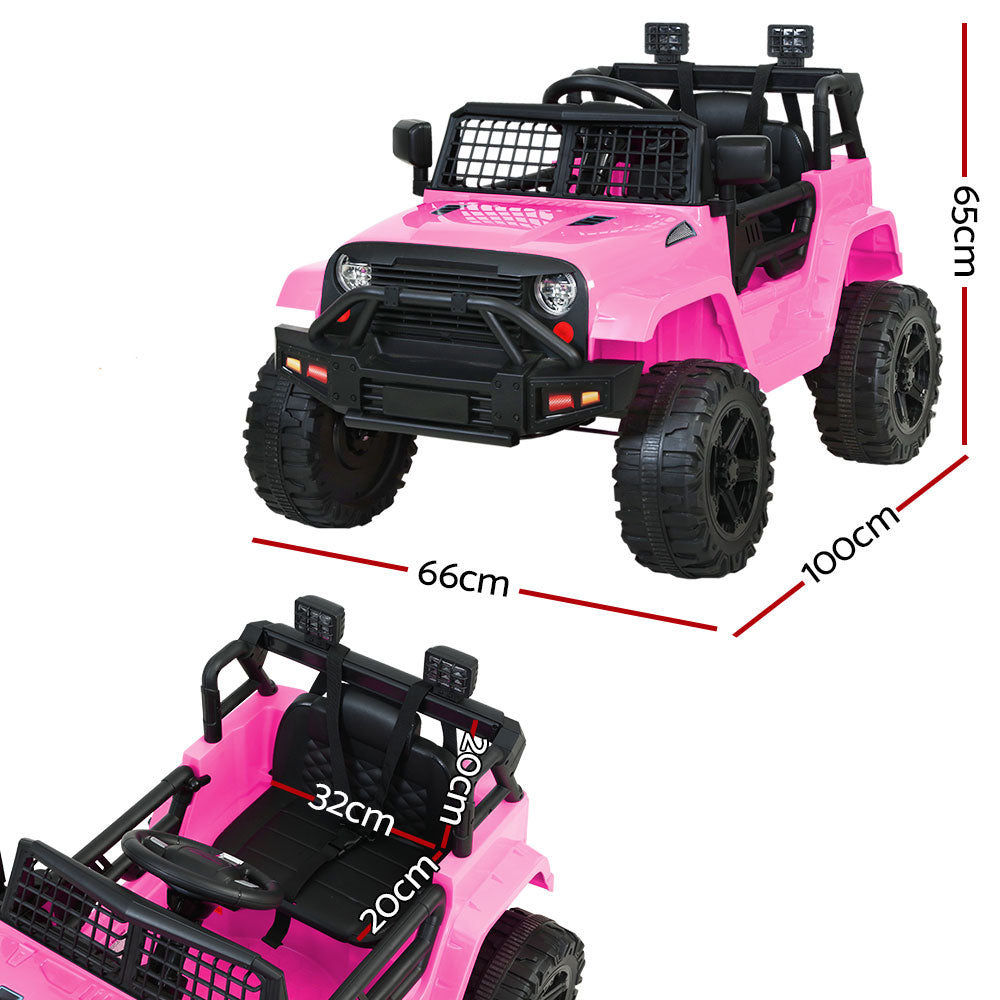 Electric Ride On Car Jeep-inspired - pink