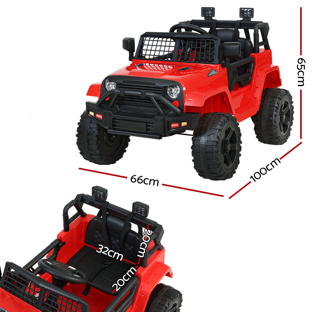 Electric Ride On Car Jeep-inspired - Red