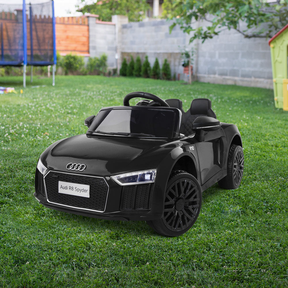 Electric Ride On Car Audi R8 Licensed - black