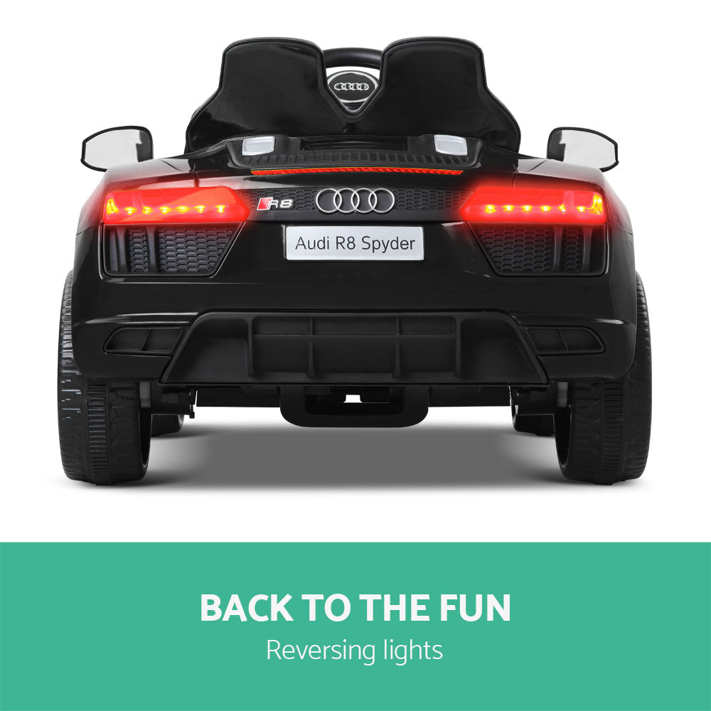 Electric Ride On Car Audi R8 Licensed - black