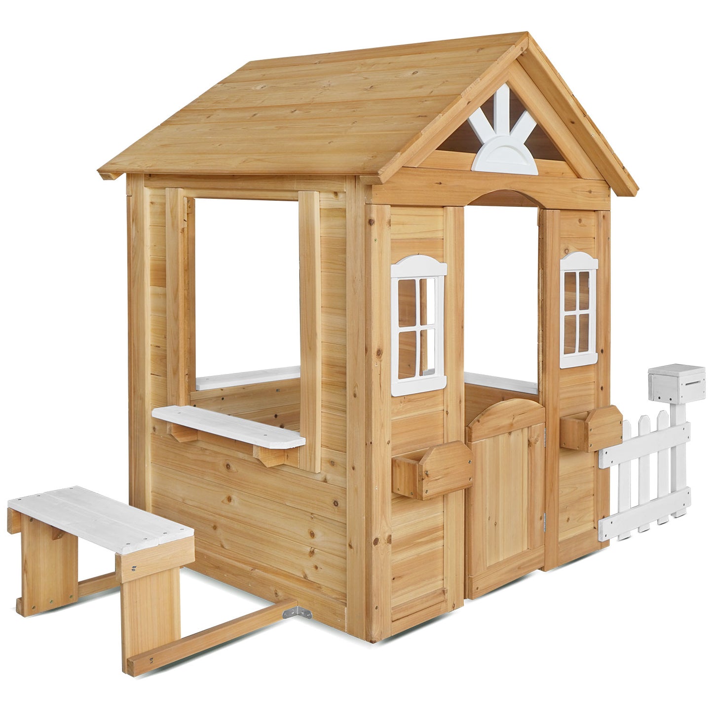 Lifespan Kids Teddy Cubby House in Natural Timber (V2) with Floor