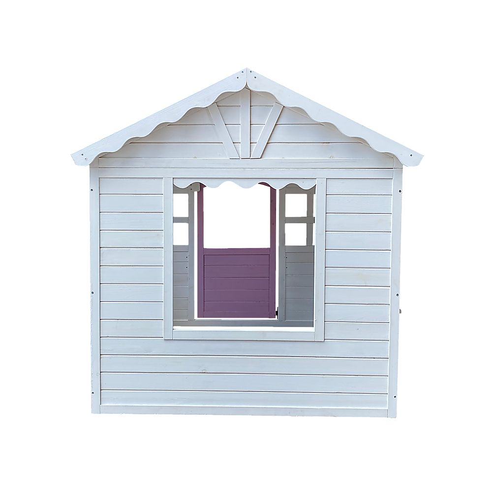 Cubby House Kids Wooden Outdoor Playhouse Cottage Play Children Timber